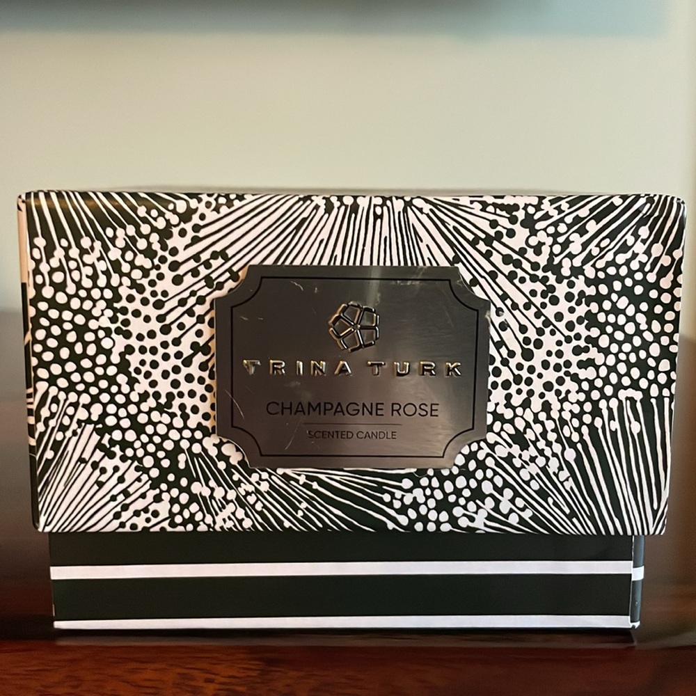 Trina Turk 3 Wick Candle, Champagne Rose - Picture 4 of 7
